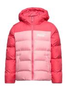 Colourblock Polyball Hooded Jacket Pink PUMA