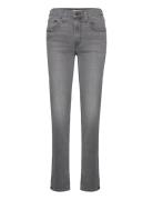 724 High Rise Straight Black S Grey LEVI´S Women