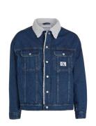 Regular 90S Sherpa Jacket Blue Calvin Klein Jeans
