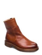 Solid W Leather Shoe Brown Sneaky Steve