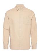 Regular Fit Corduroy Shirt - Gots/V Beige Knowledge Cotton Apparel