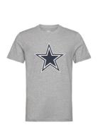 Dallas Cowboys Primary Logo Graphic T-Shirt Grey Fanatics