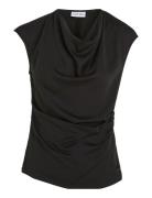 Recycled Cdc Draped Top Black Calvin Klein