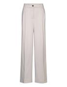 Structure Twill Wide Leg Pant Grey Calvin Klein