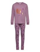 Pajama Aop Unicorn Animal Ao Purple Lindex