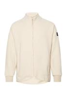 Premium Polar Fleece Jacket Cream Calvin Klein