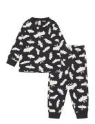 Pajama Halloween Skeleton Black Lindex