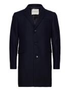 Classic Tailored Fit Wool Topcoat Blue GANT
