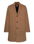 Dc Wool Mix Coat Beige Tommy Hilfiger