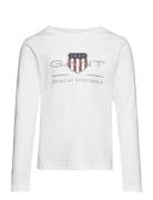 Archive Shield Ls T-Shirt White GANT