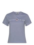 Reg Printed Graphic T-Shirt Blue GANT