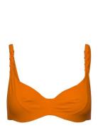 Emblem Bikini Covering Underwired Bra Orange Chantelle Beach