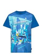 Lwtano 124 - T-Shirt S/S Blue LEGO Kidswear