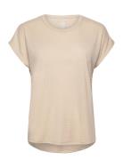 Onpjace Ss Loose Bat Burnout Tee Beige Only Play