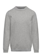 Knit Cotton Sweater Grey Mango