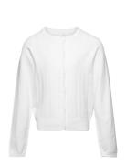 Cardigan Pointelle White Creamie