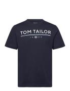 Printed T-Shirt Navy Tom Tailor