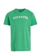 Hilfiger Arched Tee S/S Green Tommy Hilfiger