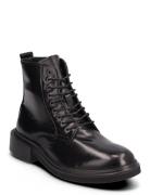 Lace Up Boot Br Lth Black Calvin Klein