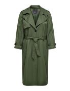 Carchloe Life Trenchcoat Single B.otw Green ONLY Carmakoma