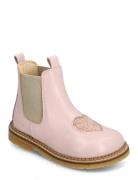 Booties - Flat - With Elastic Pink ANGULUS