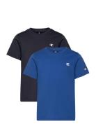 2 Pack Ss Tee Blue Champion