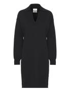 Superfine Lambswool Rugger Dress Black GANT