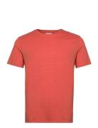 Mouliné O-Neck Tee S/S Orange Lindbergh