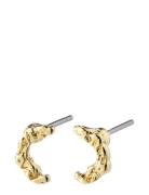 Remy Recycled Earrings Gold Pilgrim