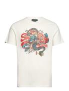 Tokyo Vl Graphic T Shirt White Superdry
