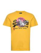 Tokyo Vl Graphic T Shirt Yellow Superdry