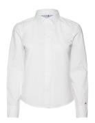 Org Co Poplin Regular Shirt Ls White Tommy Hilfiger