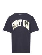 Over D Gant Usa T-Shirt Navy GANT