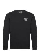 Tay Aa Cs Patch Jumper Black Double A By Wood Wood