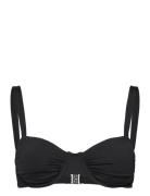 S.collective Ruched Underwire Bra Black Seafolly