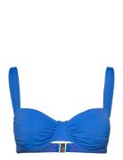 S.collective Ruched Underwire Bra Blue Seafolly