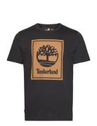 Stack Logo Short Sleeve Tee Black/Wheat Boot Black Timberland
