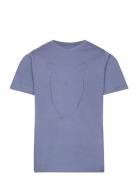 Regular Big Owl T-Shirt - Gots/Vega Blue Knowledge Cotton Apparel