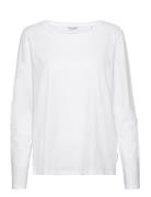 T-Shirts Long Sleeve White Marc O'Polo