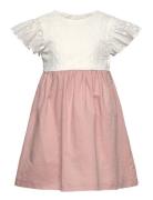 Bow Embroidered Dress Pink Mango
