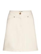 Slanneline Mini Skirt Cream Soaked In Luxury