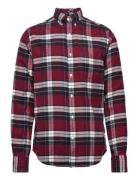 D2. Reg Ut Flannel Check Shirt Red GANT