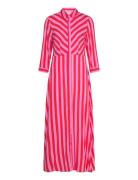 Yassavanna Long Shirt Dress S. Noos Pink YAS