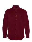 D1. Reg Corduroy Shirt Bd Red GANT