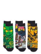 Lwaris 309 - 3-Pack Socks Patterned LEGO Kidswear