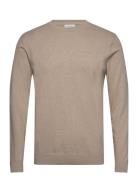 Knitted O-Neck Sweater Beige Lindbergh