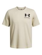 Ua Rival Terry Ss Colorblock Brown Under Armour