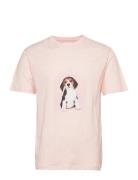 Ace Cute Doggy T-Shirt Pink Double A By Wood Wood