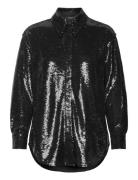 Charli Sequin Shirt Black AllSaints