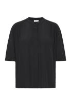 Sllayna Shirt Ss Black Soaked In Luxury